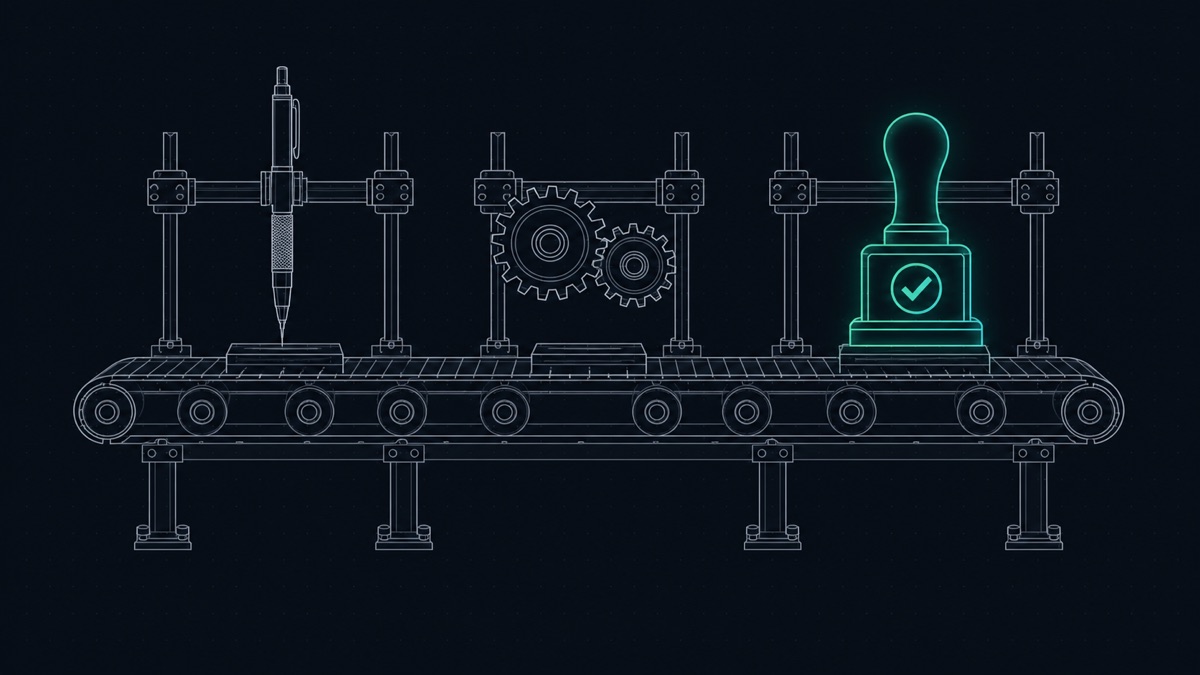 A product team reviewing an experiment loop